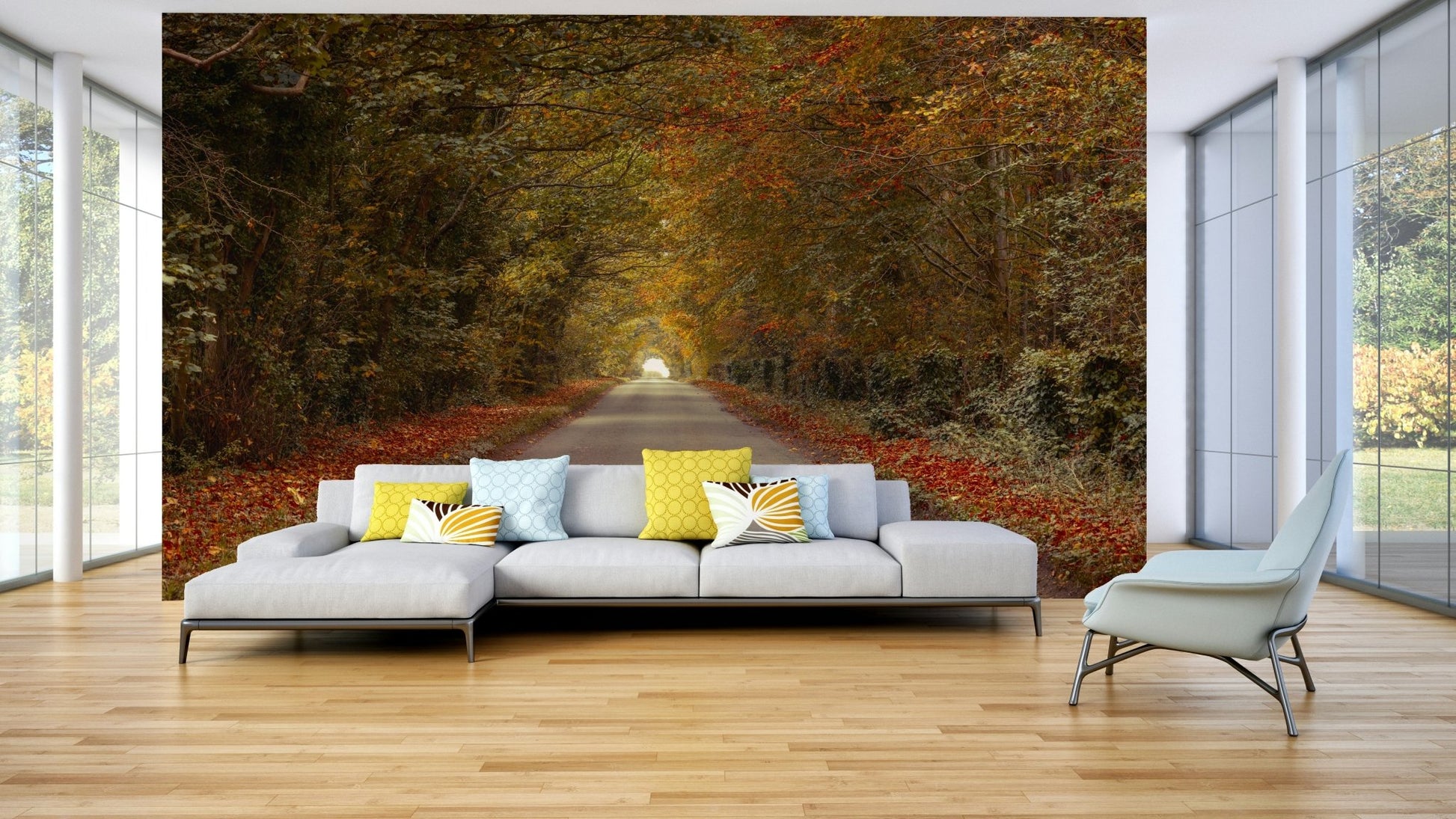 It gives a feeling of calm, exhilarating beauty, and inviting natural escape.
