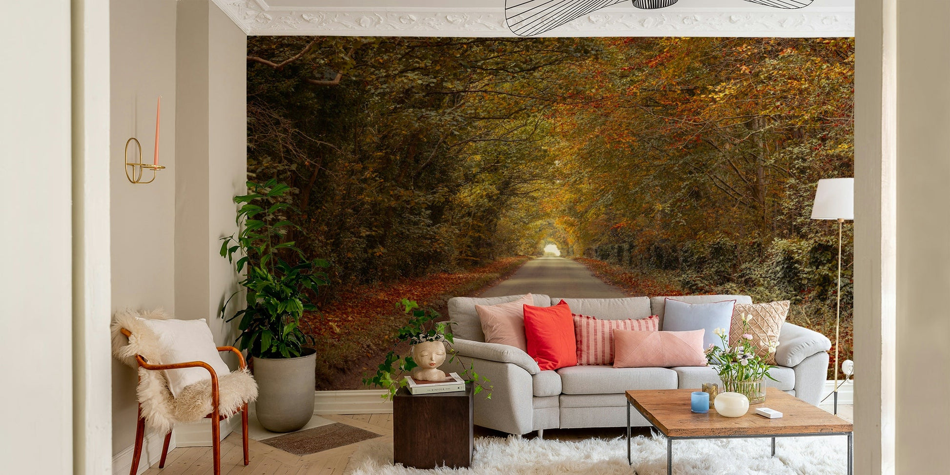 The texture appears smooth and realistic, like a high-quality photographic print.
