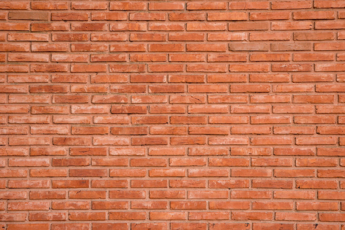 Red Bricks Wallpaper Mural in your room