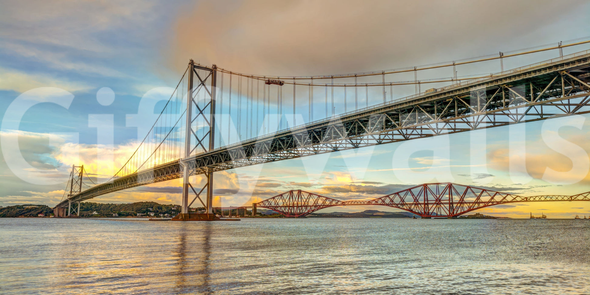 Horizon Bridging Sky civil works wall mural scenery shot