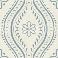 Subtle mural wallpaper in soft Arona palette

