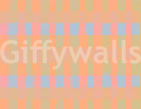 Artistic pastel shapes wall mural with bold rhythm