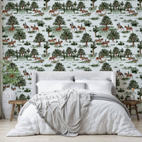 A high-quality print of a horse and rider.

