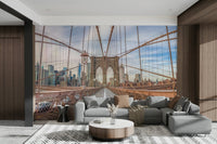 Perspective leading towards the cityscape.

