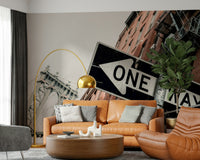 One Way, Brooklyn Wall Mural -2333760
