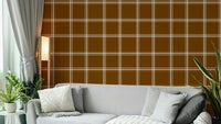 Terra Plaid checkered wall art

