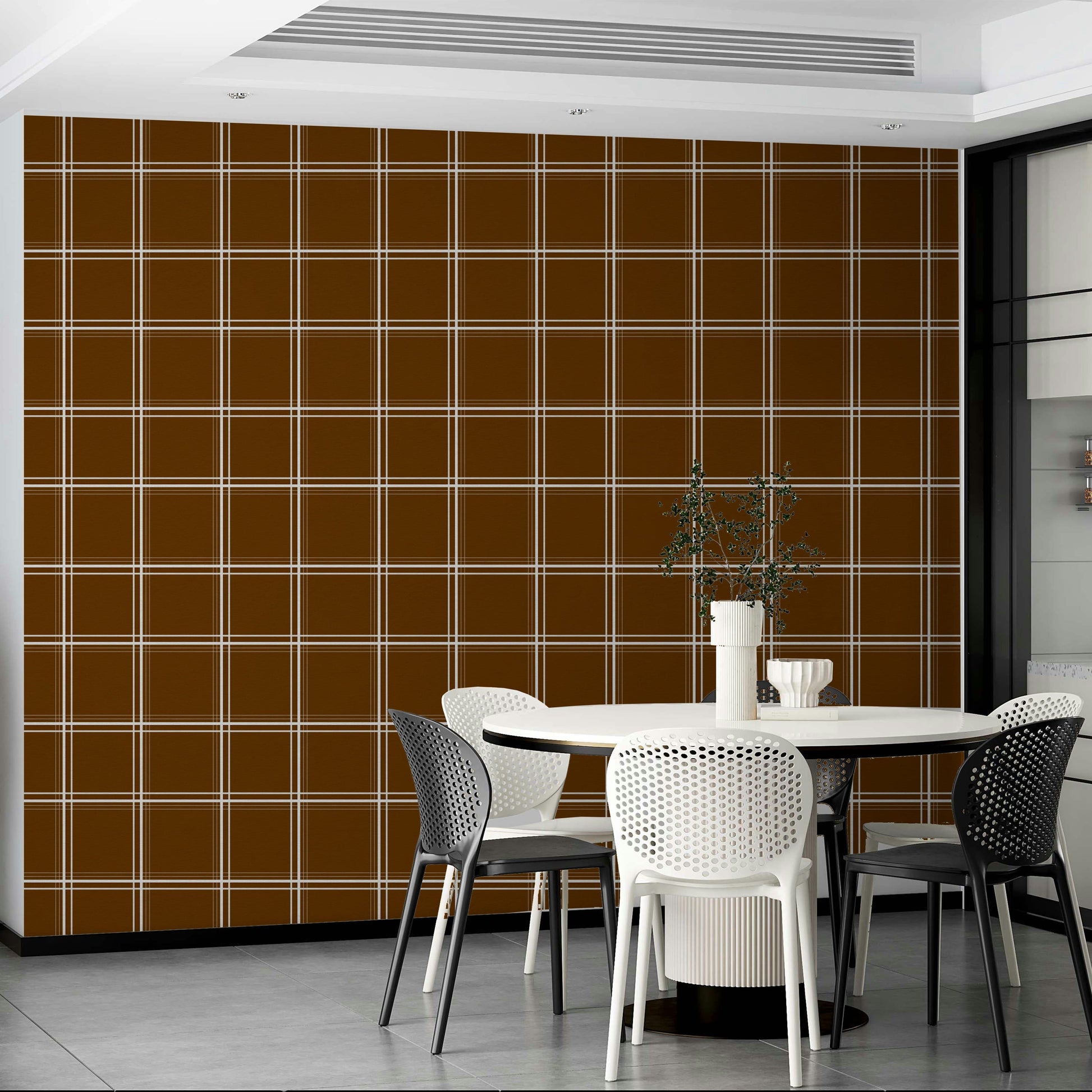 Terra Plaid decorative wall art

