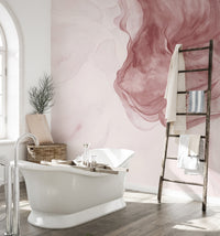 Modern brown watercolor wallpaper for contemporary spaces