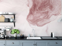 Sophisticated brown abstract wallpaper with soft tones