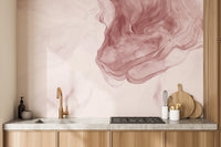 Elegant brown watercolor abstract wallpaper design