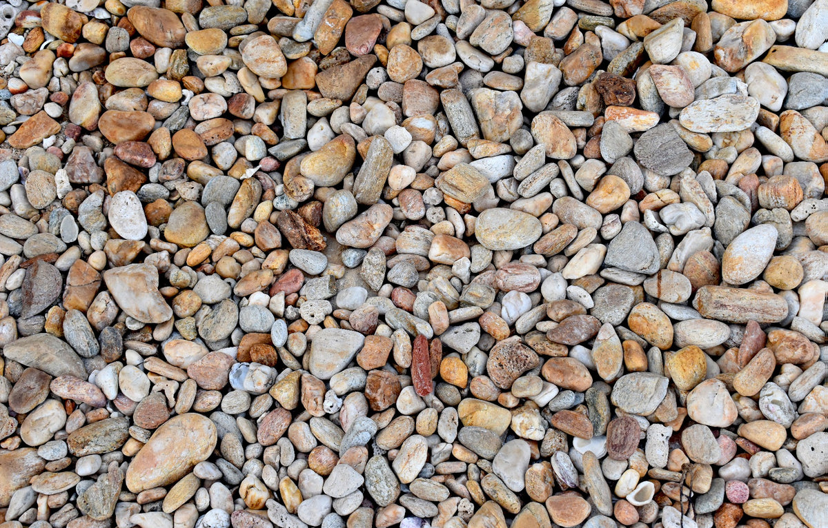 Decorative Pebble Stone Wallpaper Mural in your room — zoomed