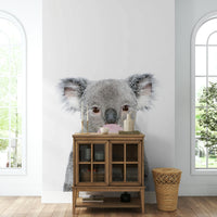 Fun and colorful koala wall mural for a unique room design.

