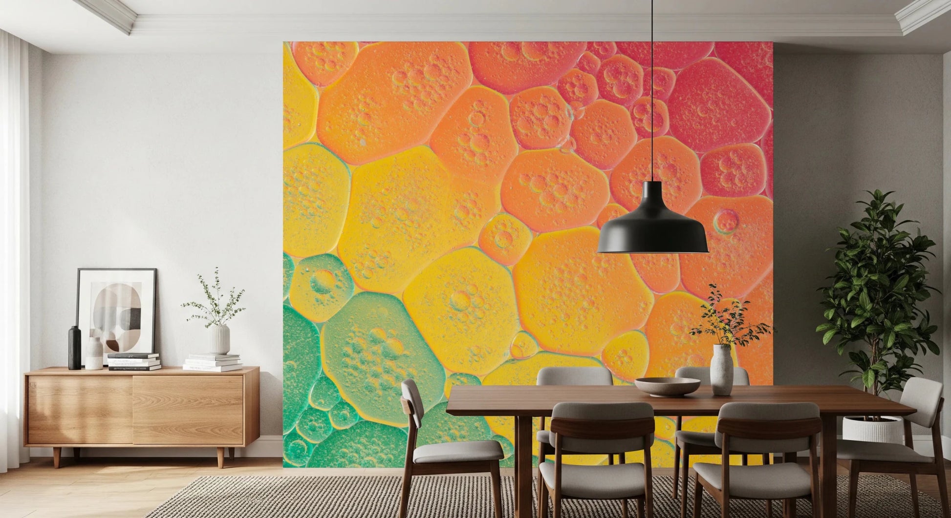 Bubble Kaleidoscope Wall Mural