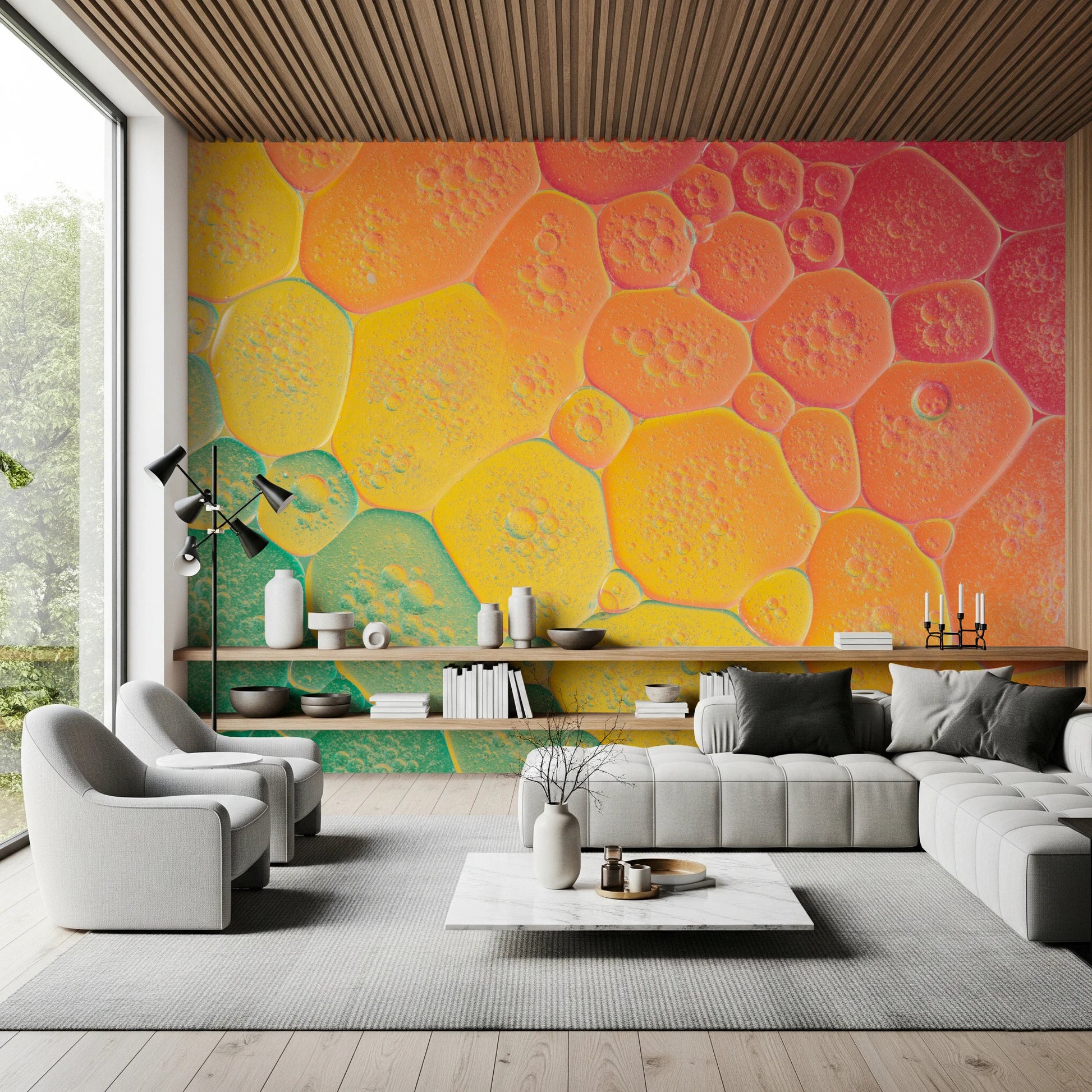 Bubble Kaleidoscope Wall Mural