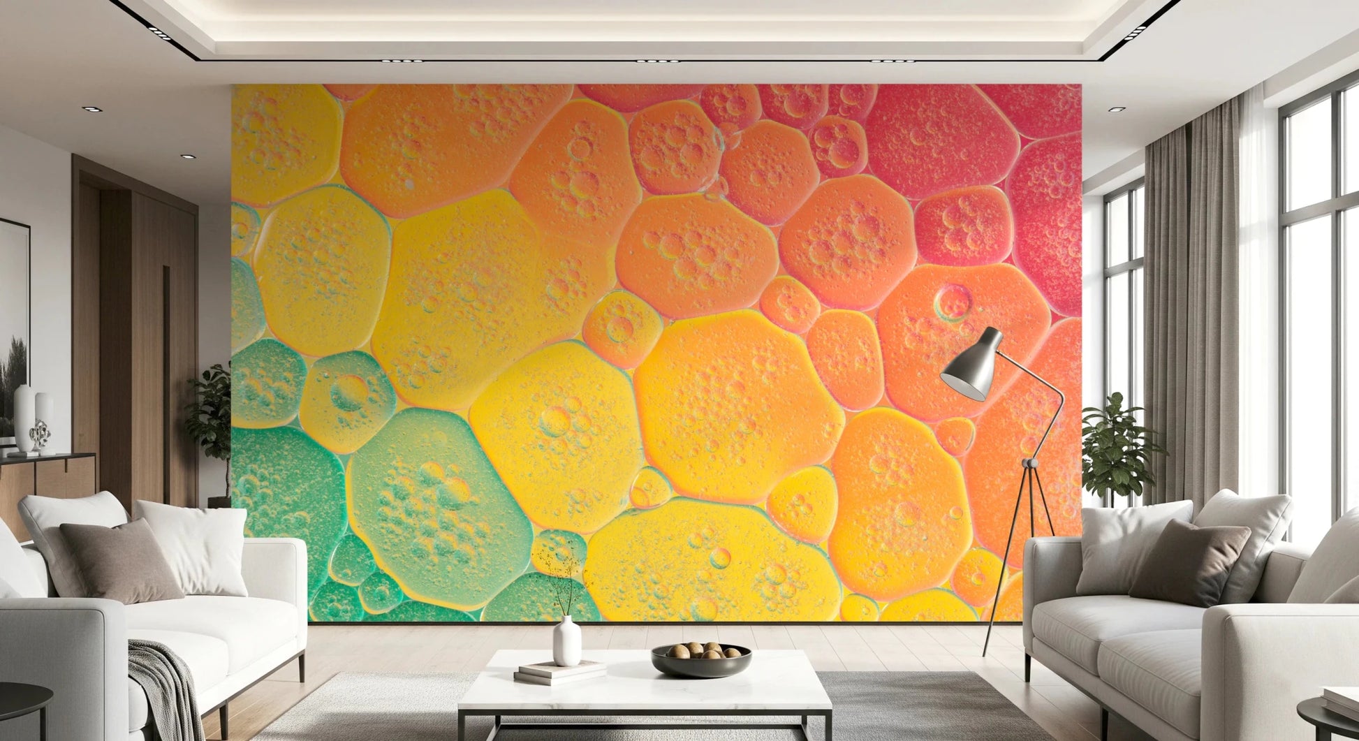 Bubble Kaleidoscope Wall Mural