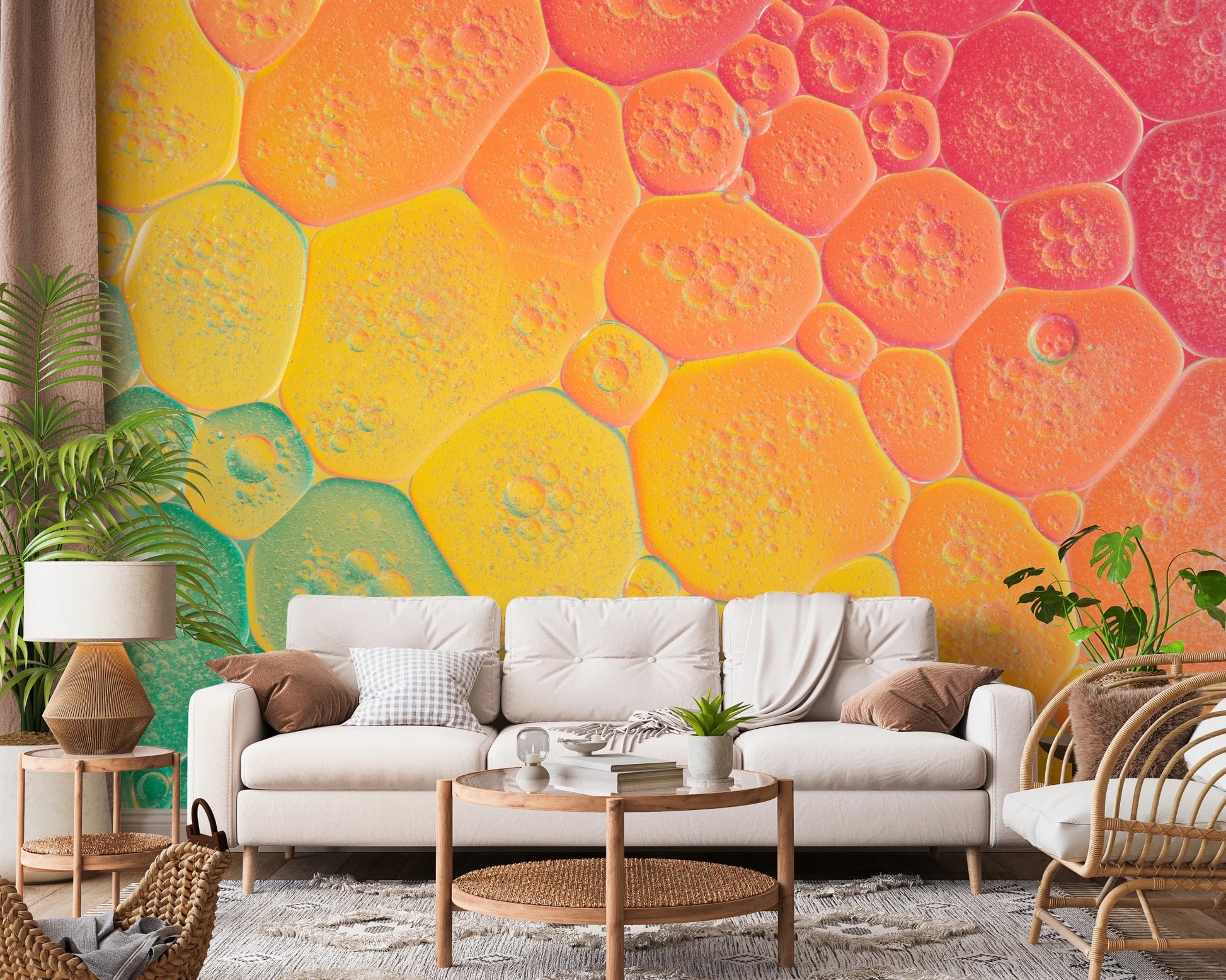 Bubble Kaleidoscope Wall Mural