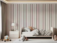 Burgundy Stripe Wallpaper⁠