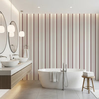 Burgundy Stripe Wallpaper⁠