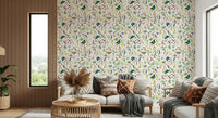 Intricate floral Butterfly And Blooms wall decor