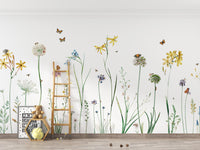 Butterfly Garden Wallpaper Murals - Giffywalls