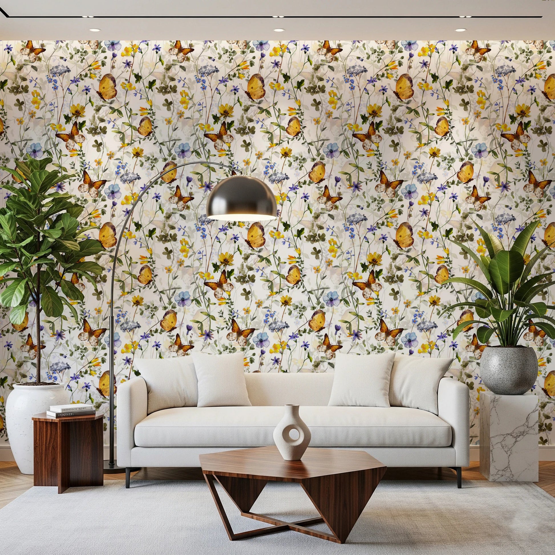 Butterfly Meadow By Uta Naumann Wallpaper⁠