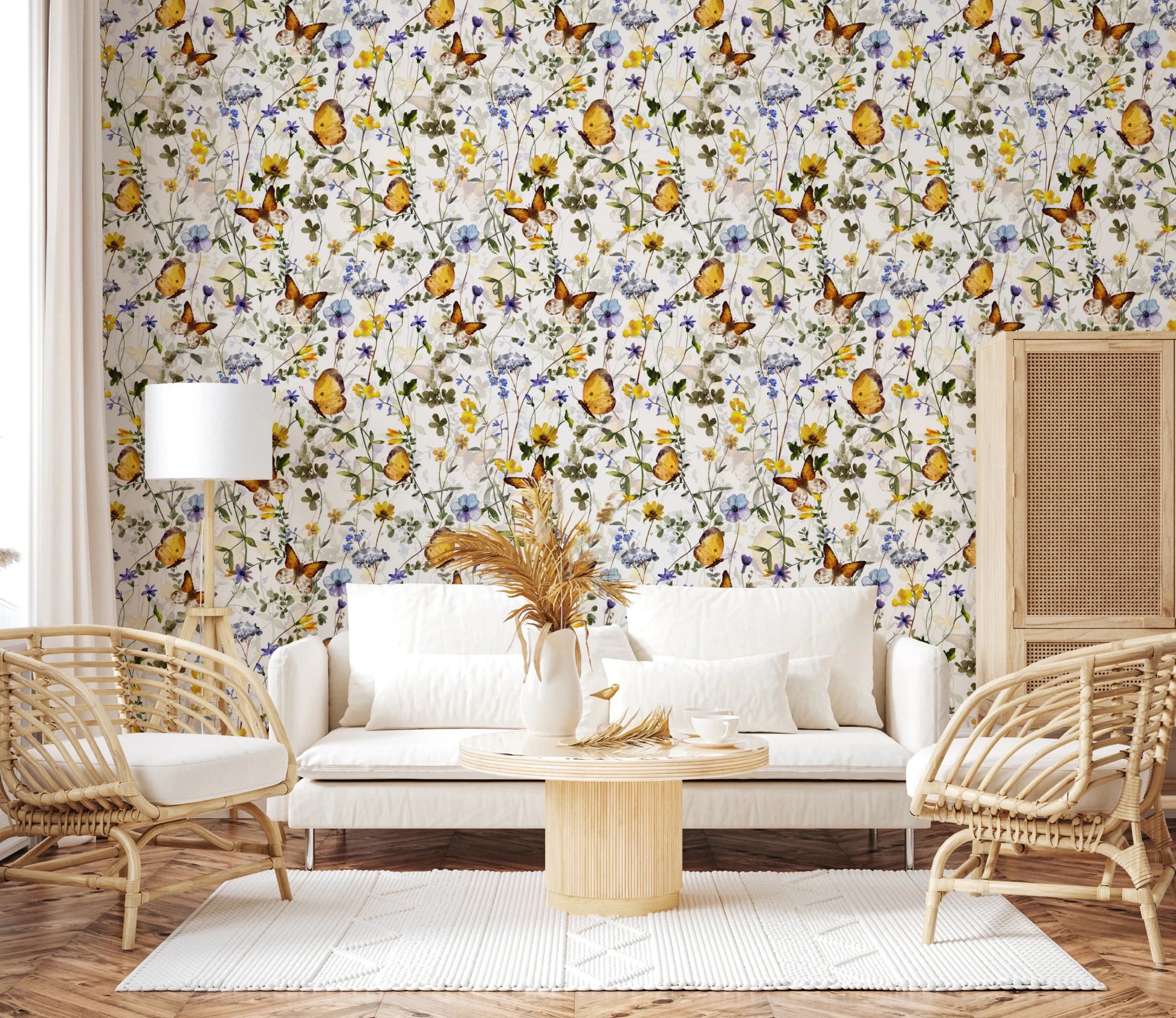 Butterfly Meadow By Uta Naumann Wallpaper⁠