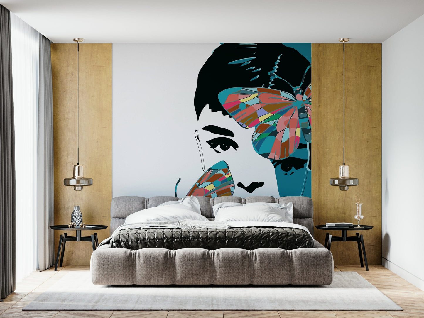 Butterfly Muse Wall Mural