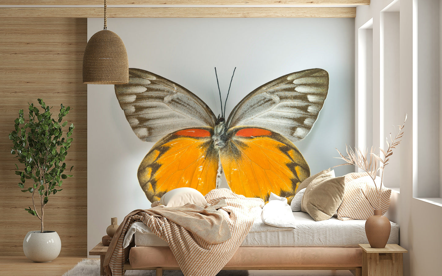 Whimsical Butterfly Wall Mural