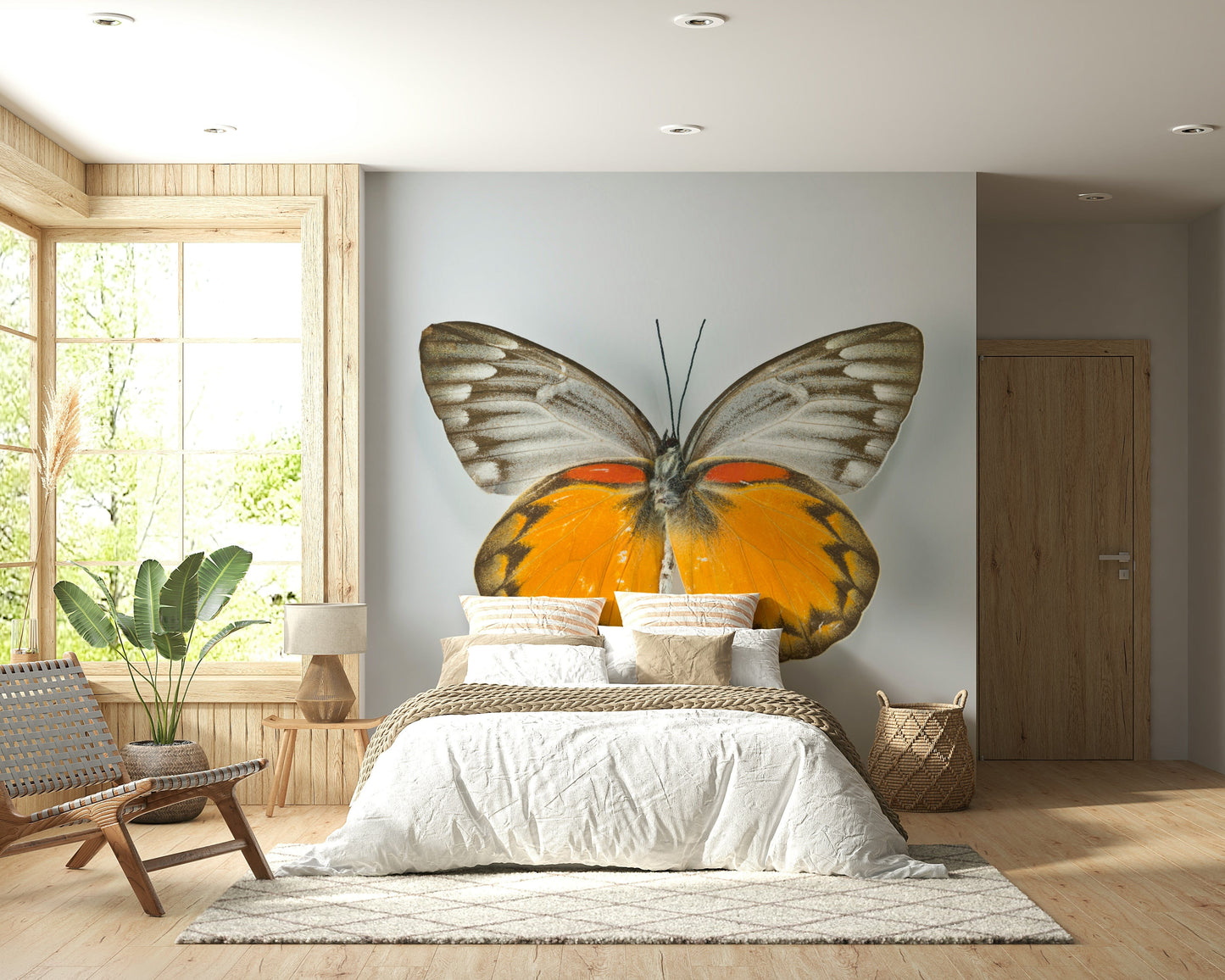 Whimsical Butterfly Wall Mural