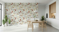 Charming Butterfly Wild Meadow design nature inspired.