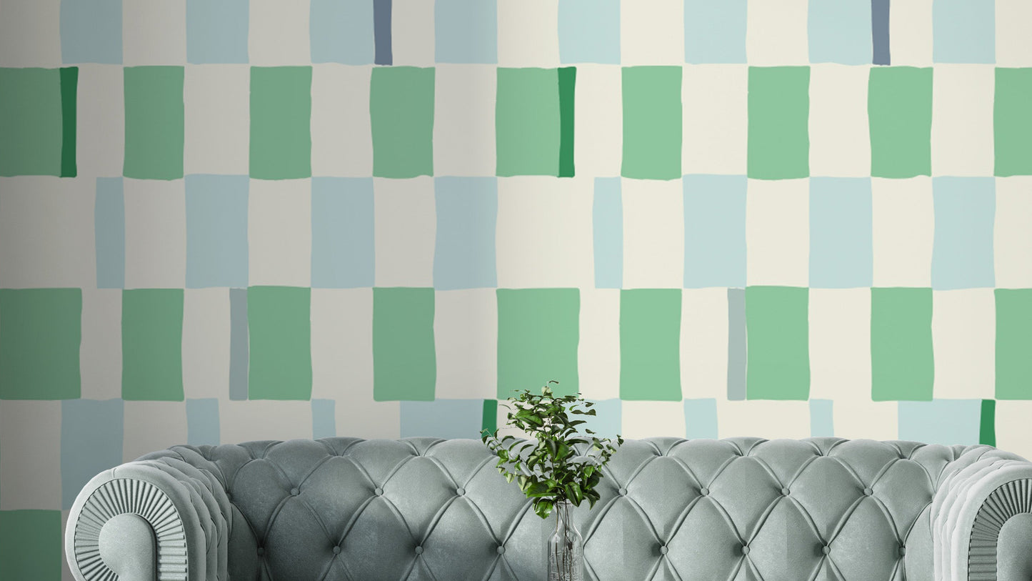 Serene green verdant breeze wallpaper with a natural aesthetic.
