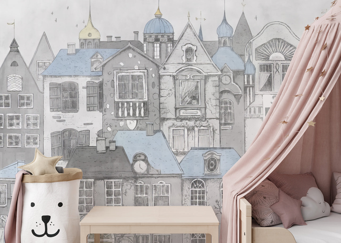 Imaginative wallpaper perfect for children’s rooms