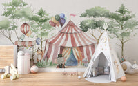 Whimsy Woodland Circus Wallpaper - Giffywalls