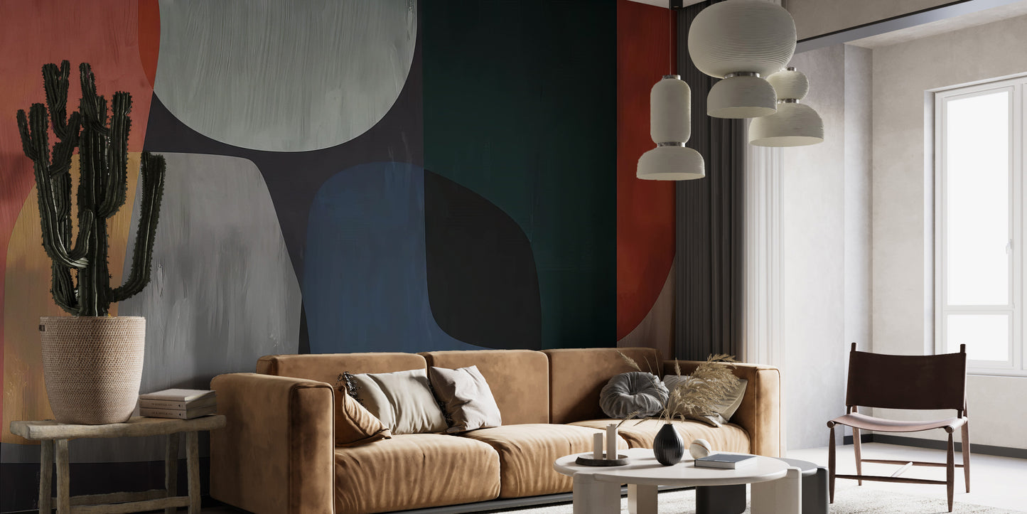 Watercolor Abstract Peel and Stick Wallpaper