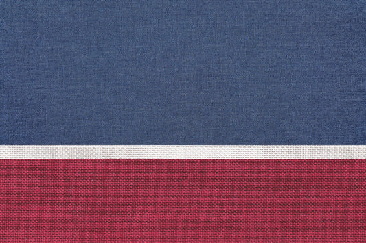 Blue & Red Fabric Texture Wallpaper Mural