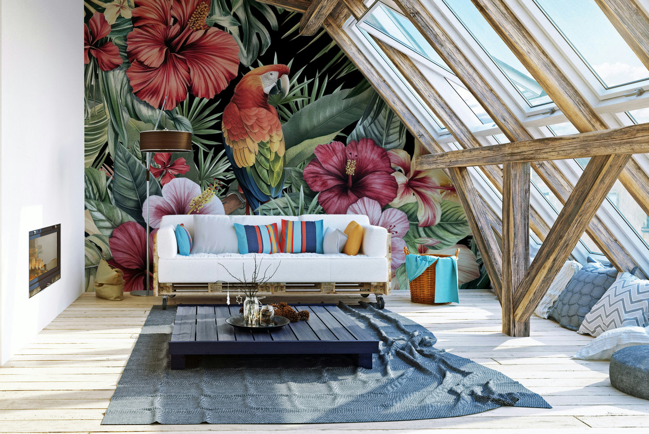 Bygone Era Tropical Dreams Wall Mural