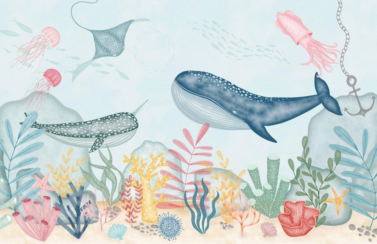 Killer Whale Wallpaper Mural in your room