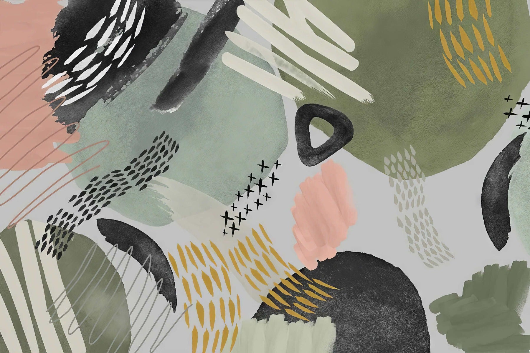 Modernist Echoes Wall Mural