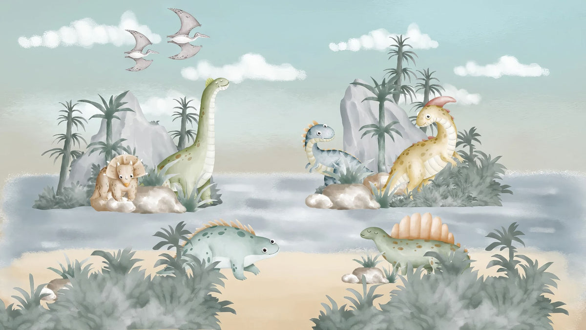 Ancient Adventures Wall Mural in your room — zoomed