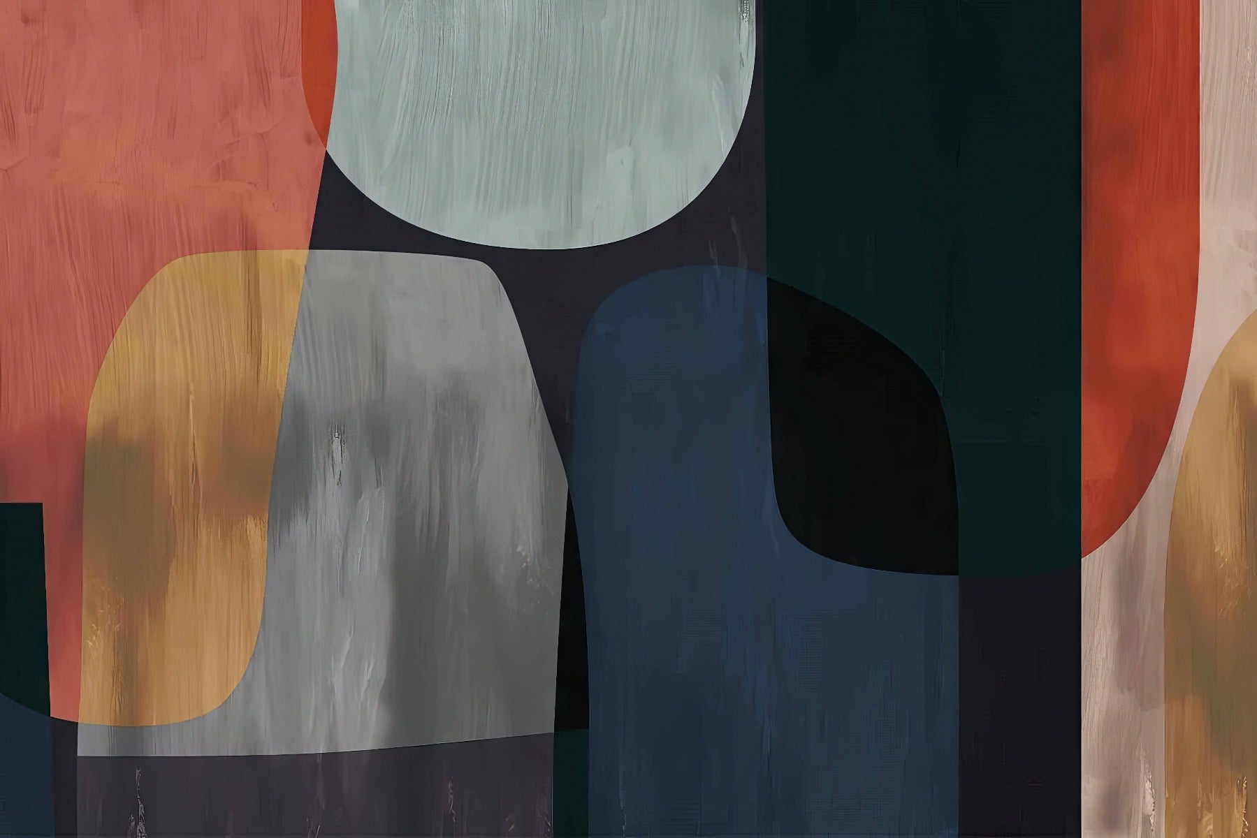 Watercolor Abstract Wall Mural