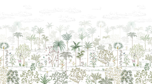Tropical Jungle Wall Mural