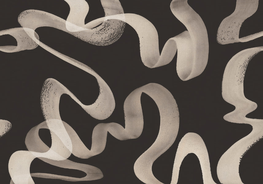 Abstract Swirls Wall Mural in your room