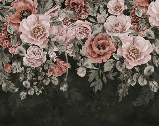 Colorful Roses Wall Mural