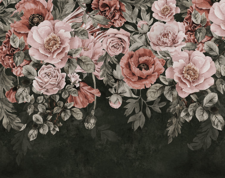 Colorful Roses Wall Mural