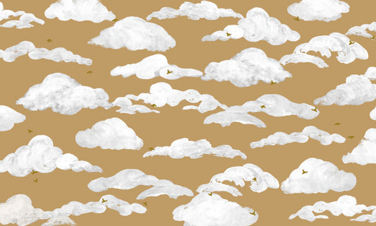 Fluffy Clouds Wall Mural