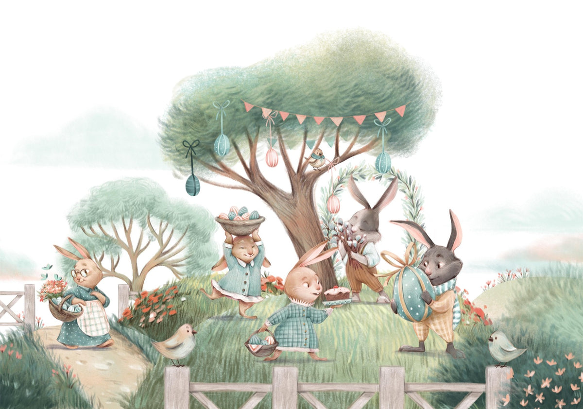 Tree House Kids Wall Mural
