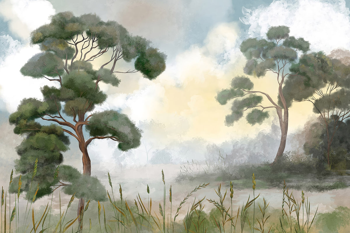 Enduring Woodland Wall Mural in your room