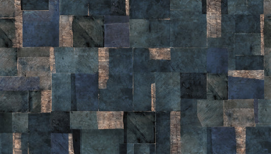 Blue Abstract Wallpaper Mural
