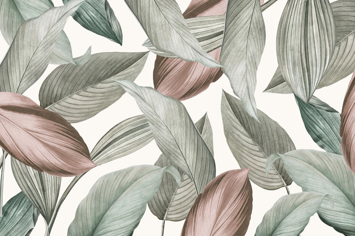 Whispering Leaves Wall Mural in your room