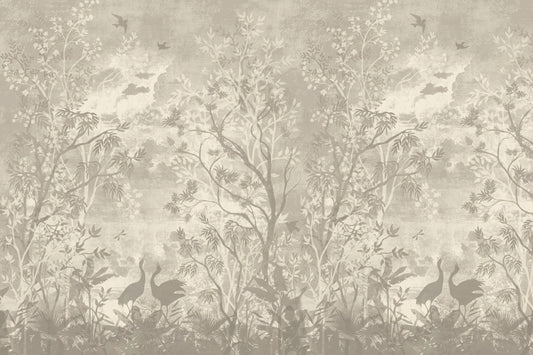 Moonlit Aves Wallpaper Mural